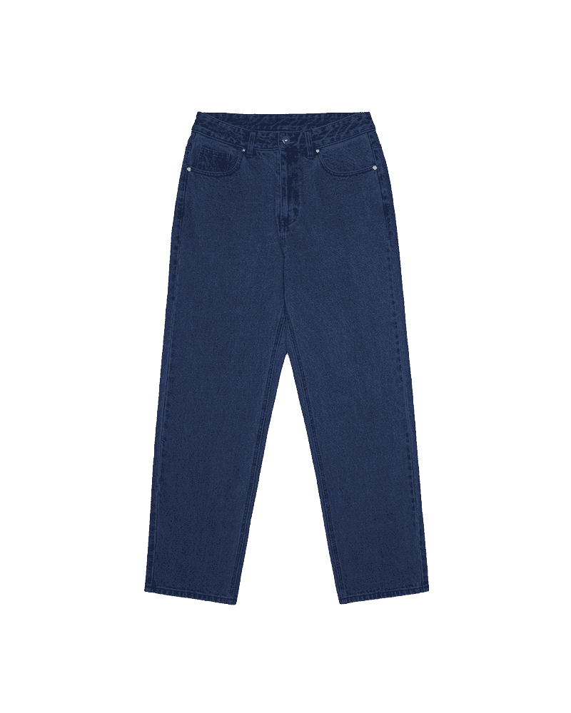 ДЖИНСЫ REGULAR ҚОЮ-КӨК