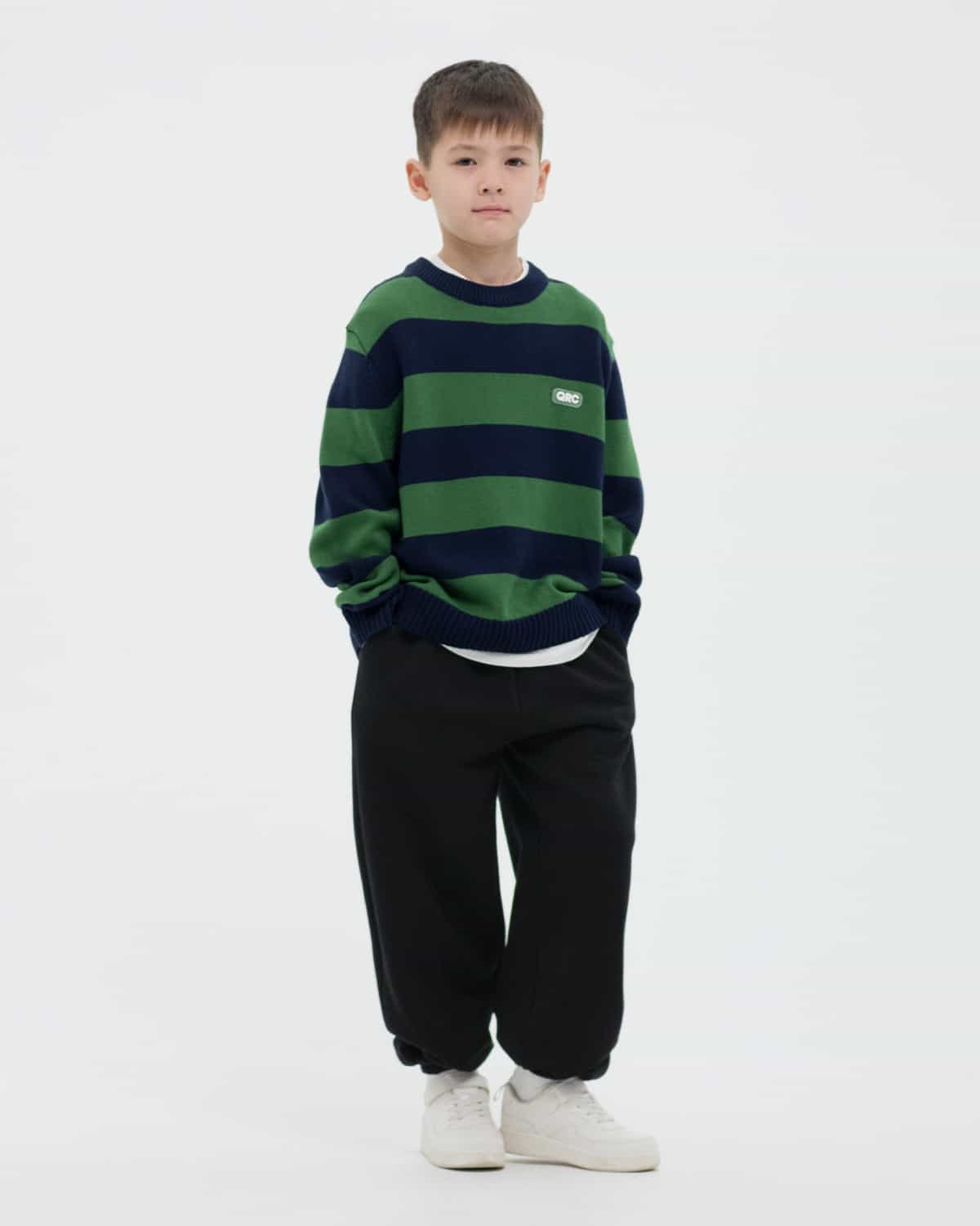 ЖЕМПІР БАЛА STRIPED ҚОЮ ЖАСЫЛ КӨК