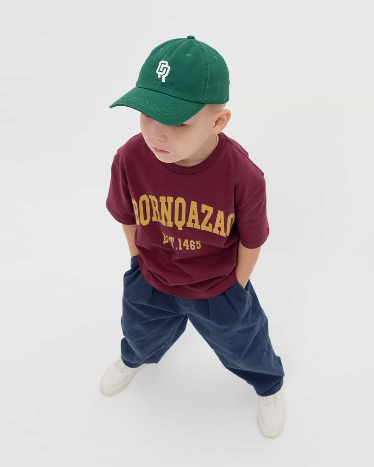 ФУТБОЛКА БАЛА BORN QAZAQ ҚОЮ ҚЫЗЫЛ