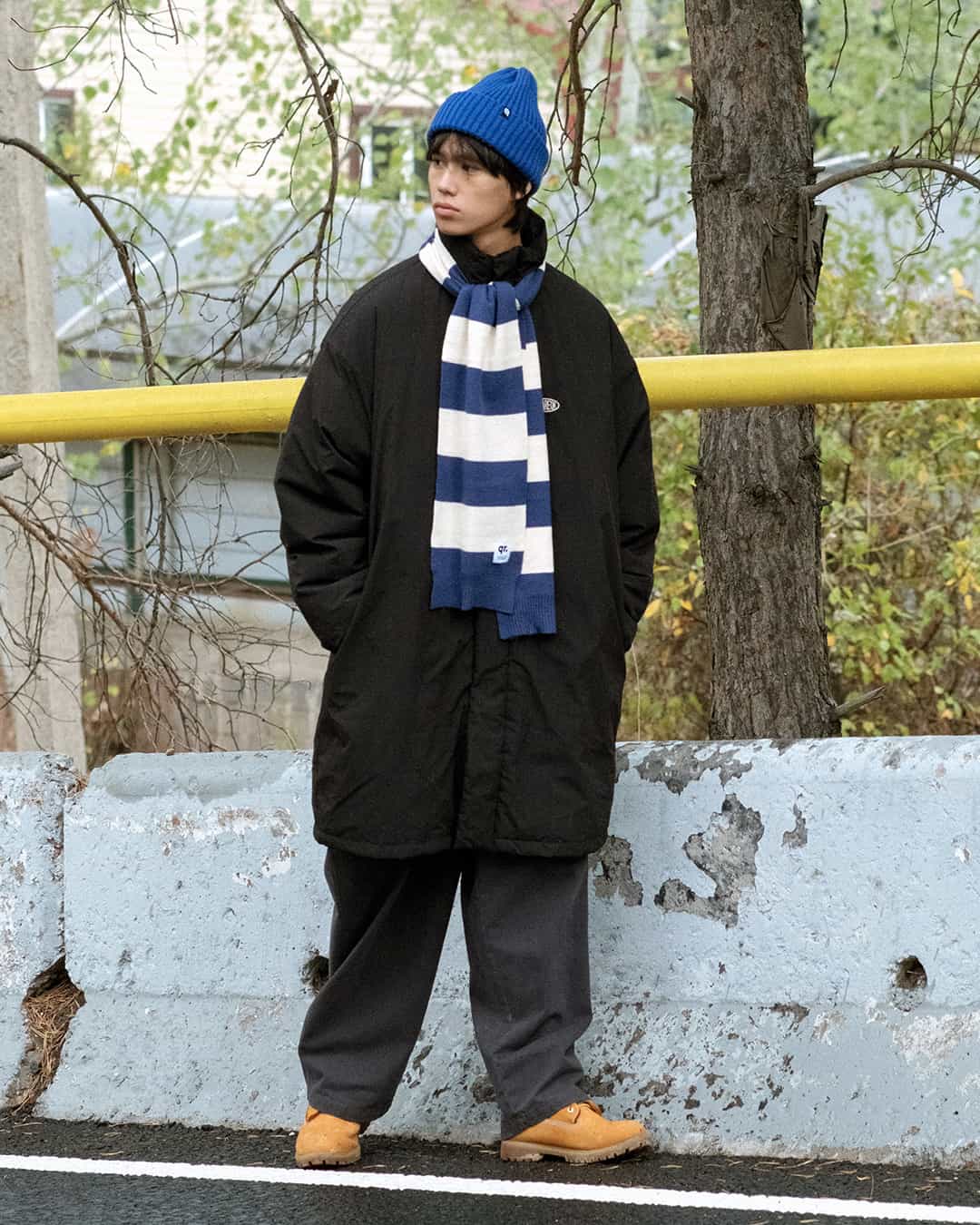 МОЙЫНОРАҒЫШ STRIPED ҚОЮ САРҒЫШ-КӨК