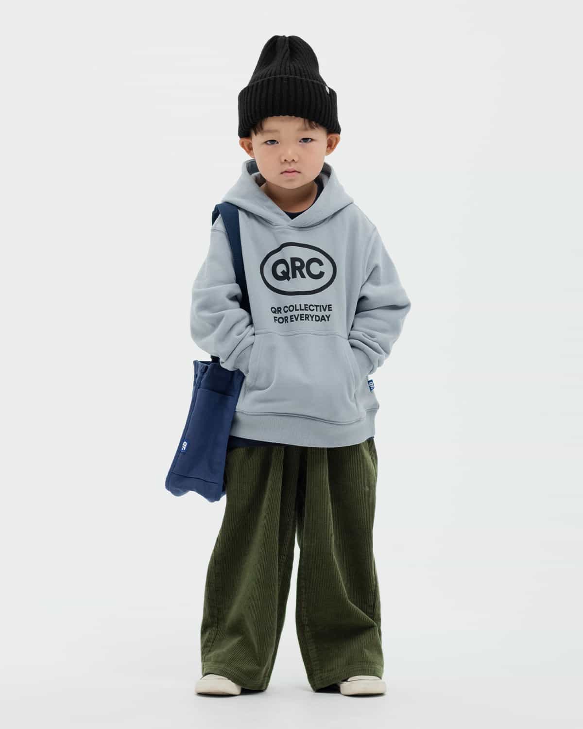 БҮРЖЕЙДЕ БАЛА QRC MAX көкшіл-сұр