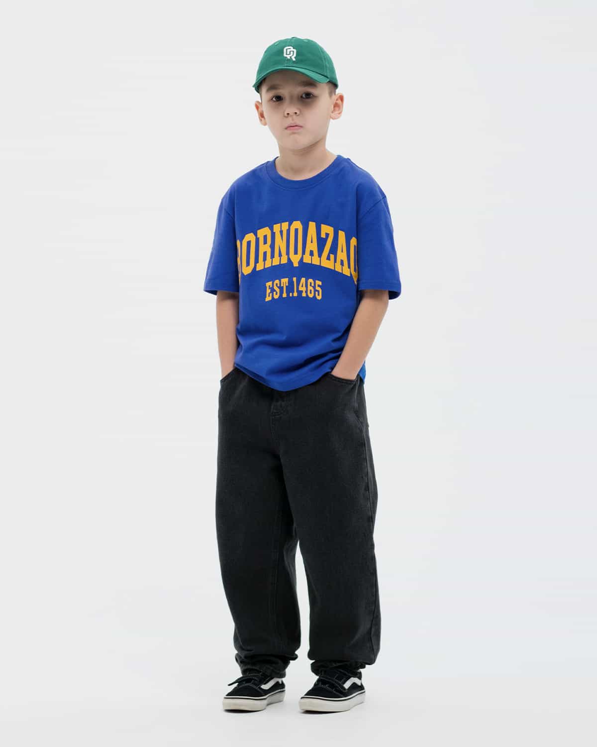 ФУТБОЛКА БАЛА BORN QAZAQ КӨК