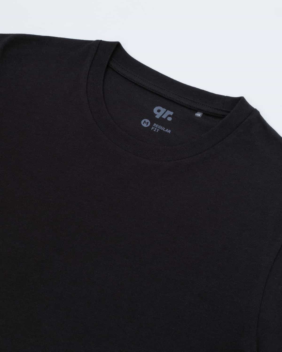 ФУТБОЛКА REGULAR BASIC ҚАРА