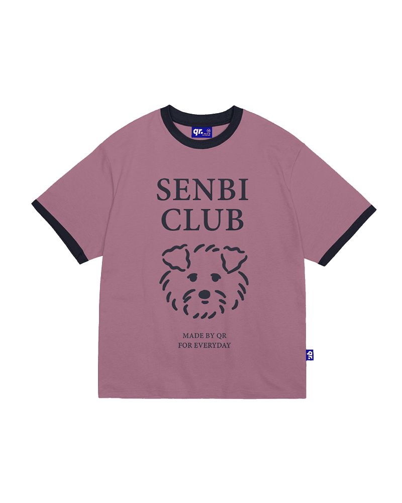 ФУТБОЛКА 2COLOR SENBI CLUB БЛЕДНО РОЗОВАЯ