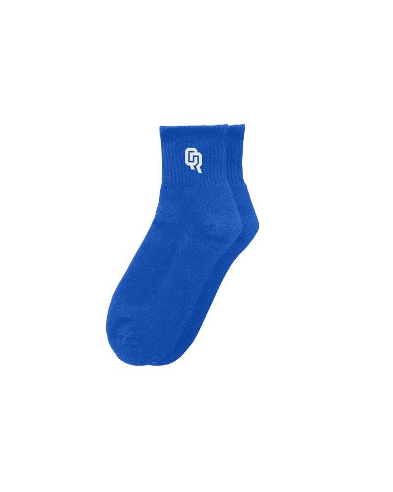 Носки короткие синие QR22