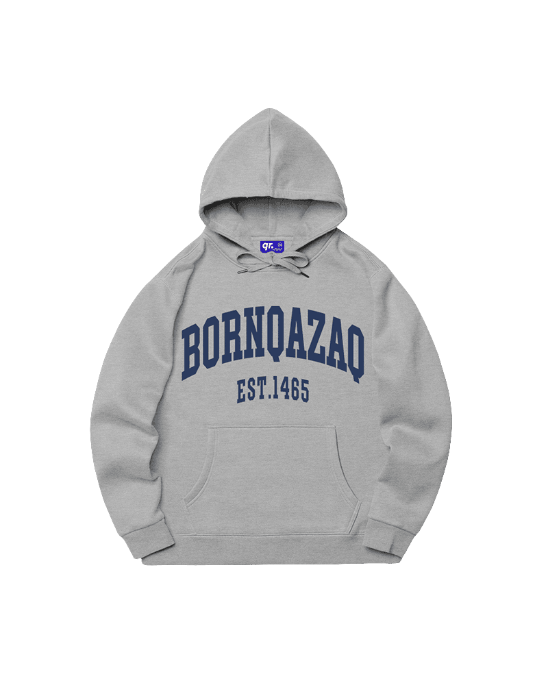 ТОЛСТОВКА BQ FW25 СЕРЫЙ МЕЛАНЖ