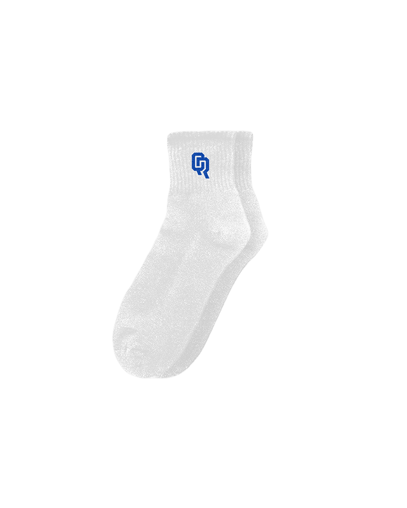 Носки короткие белые QR22