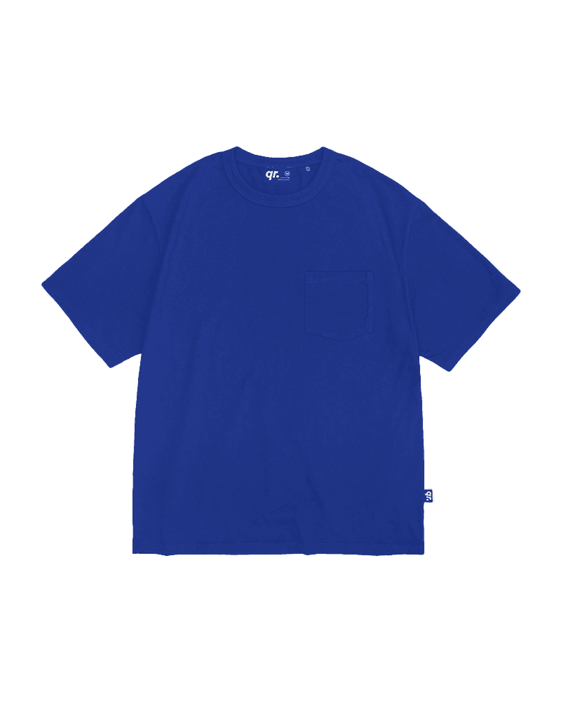 ФУТБОЛКА С КАРМАНОМ СИНЯЯ